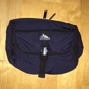 Denali belt bag Fanny pack hiking storage bag tactical tote dark blue 9”